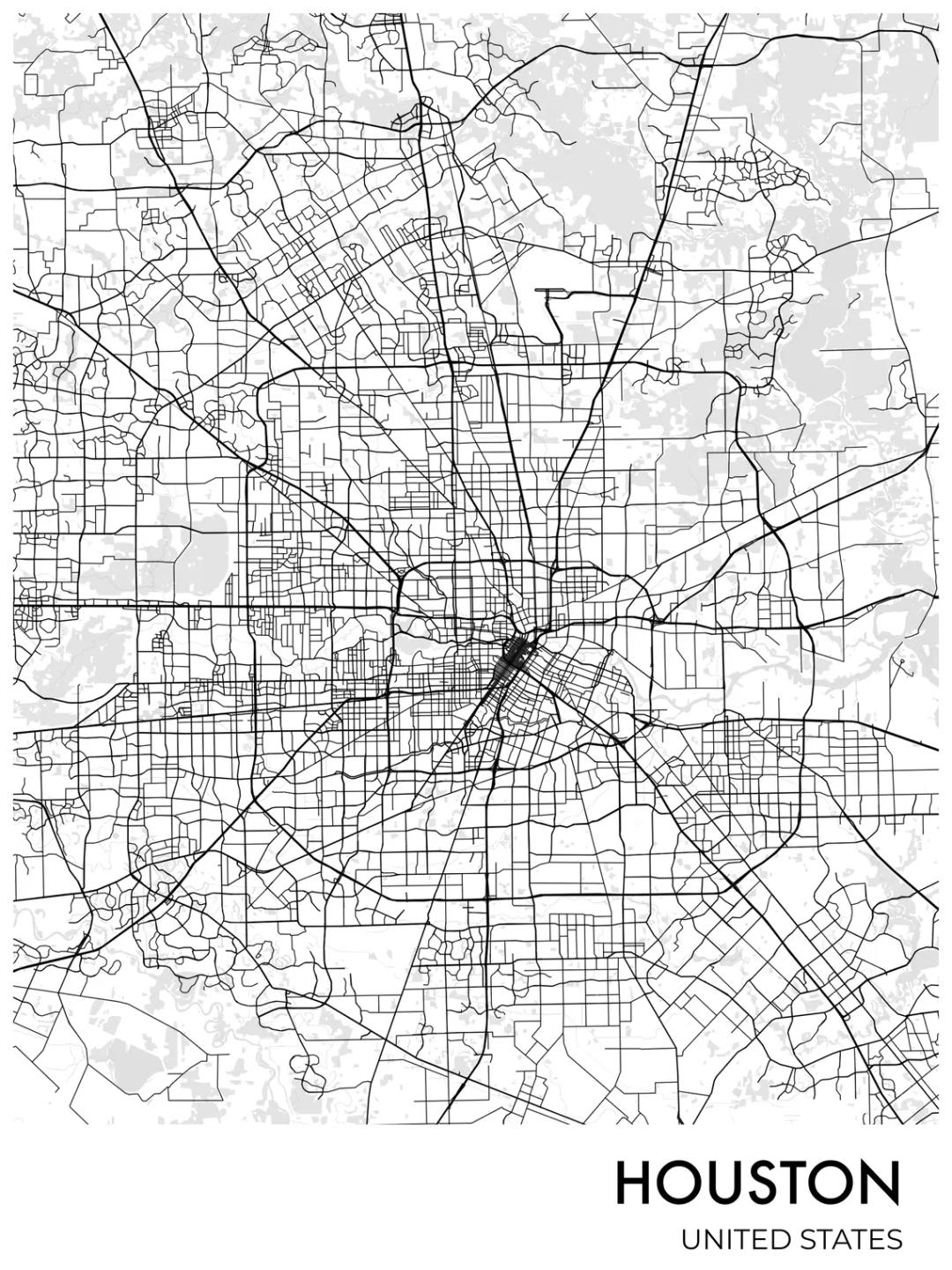 houston-city-map-poster | Life Story Maps