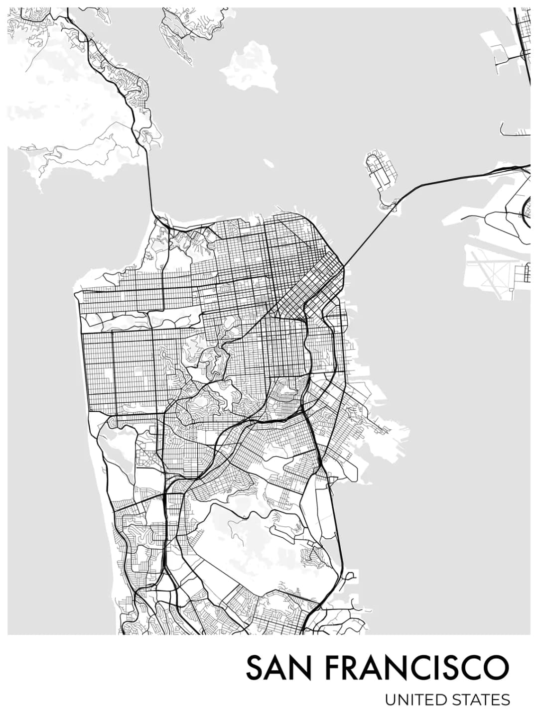 san-francisco-city-map-poster